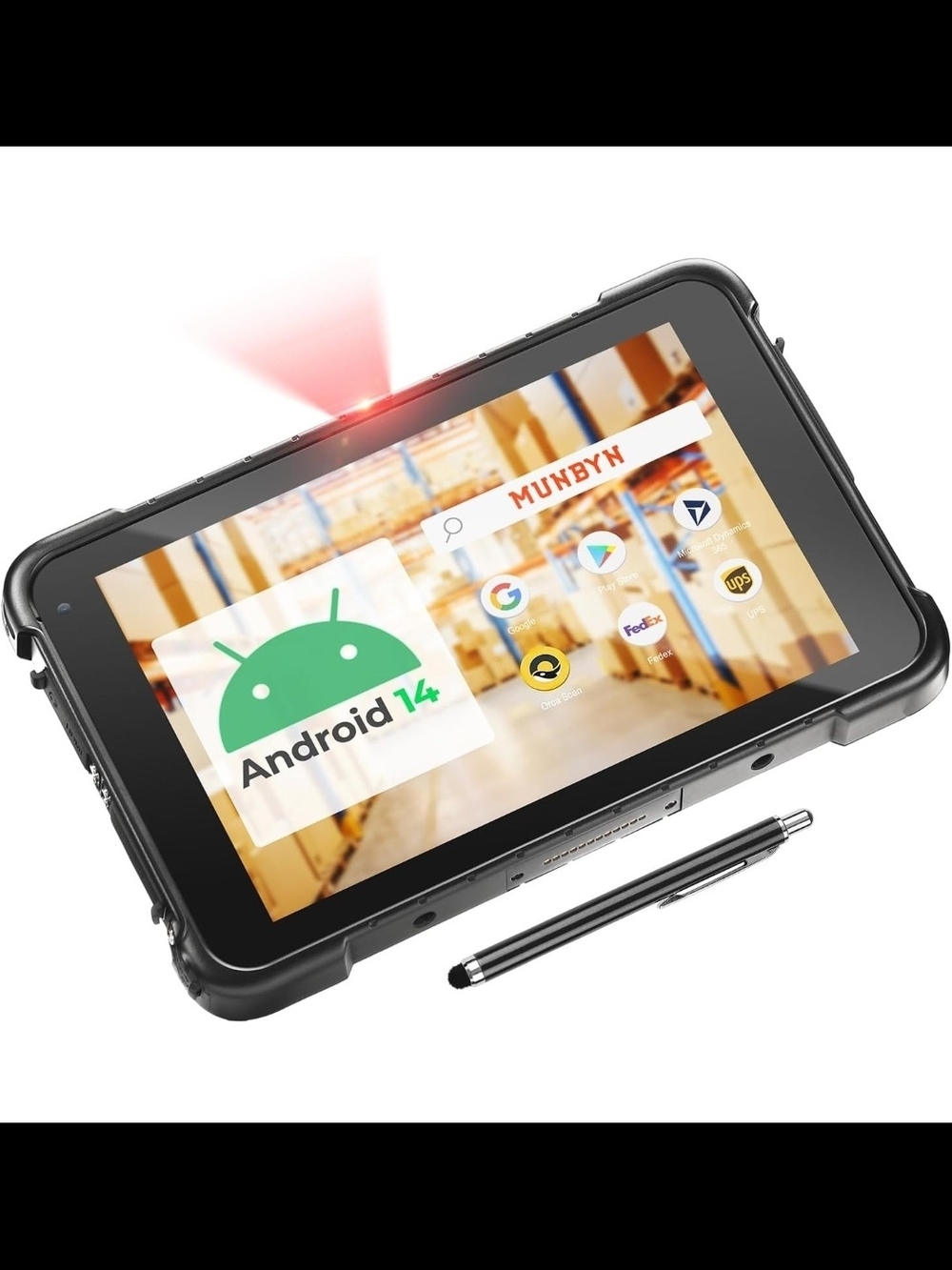 Rugged Tablet Scanner IRT01P Android 14 Industrial Tablet Equip w/ Zebra SE4 NEW